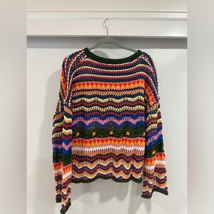 CUTE MULTI COLORED SWEATER NEVER WORN!